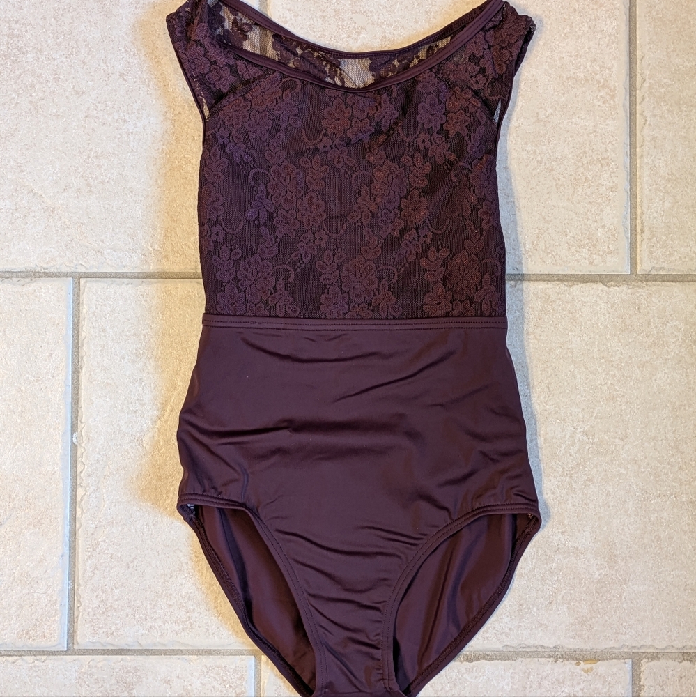 Weissman Size MC Cap Sleeve Leotard